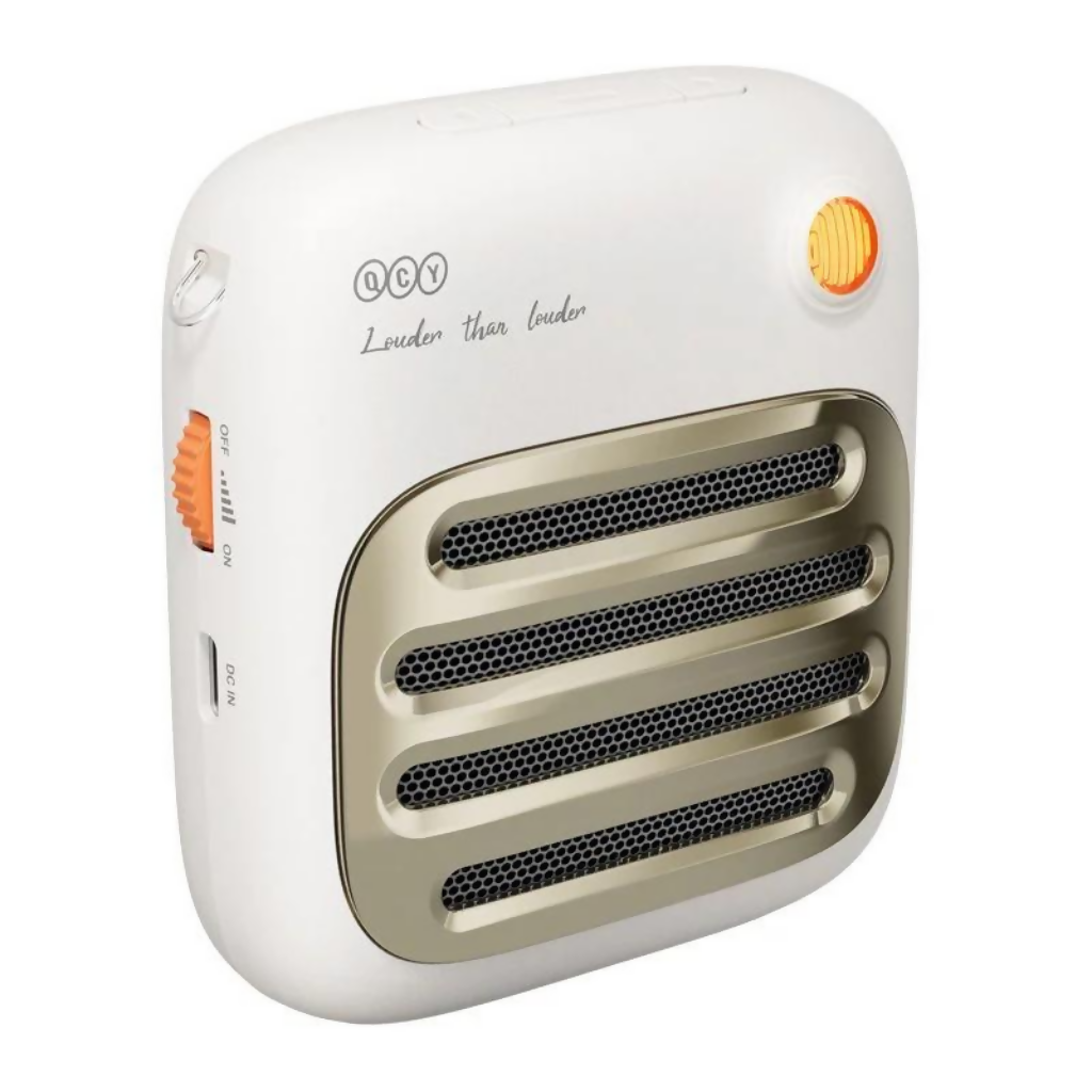 Bocina QCY Bluetooth con Diadema Amplifica Voz, Música, Batería hasta 28 Horas.