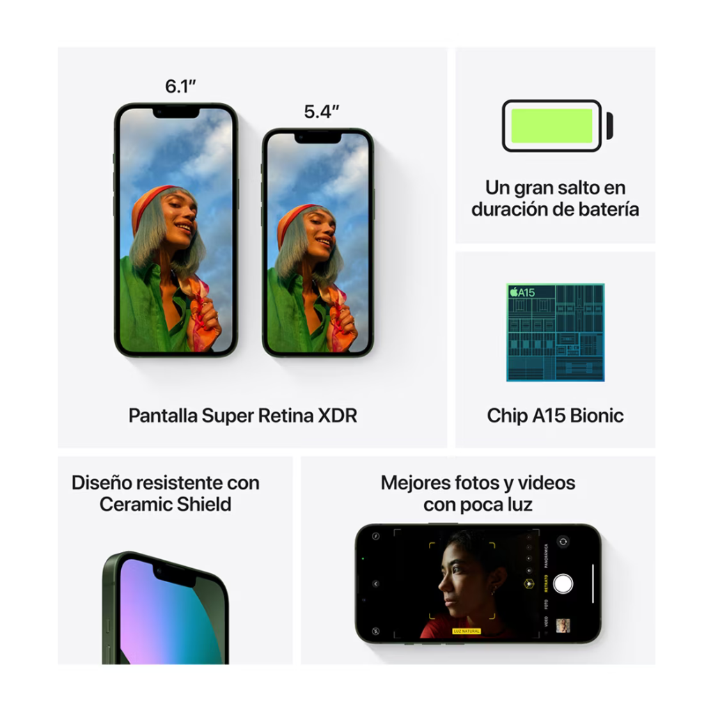 Celular Apple iPhone 13 128GB Verde