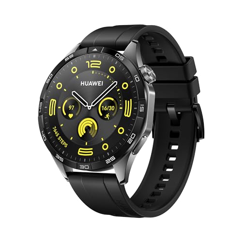 Smartwatch Huawei Watch GT4 (GPS) 46mm Negro Mate, hasta 7 Días de Batería.