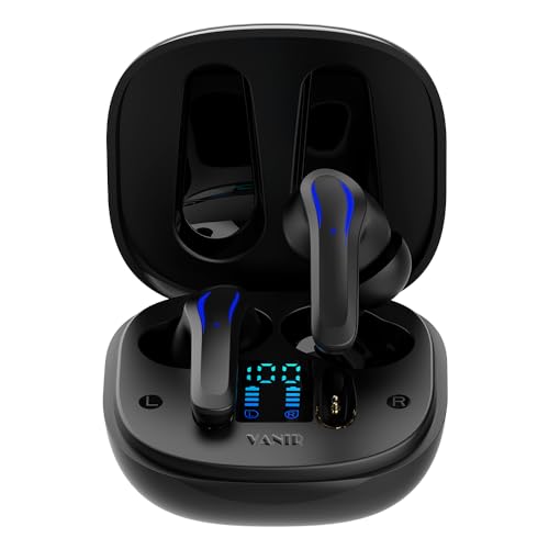 Audífonos Inalámbricos Bluetooth VANIR con Hi-Res Audio,Audífonos Bluetooth semiabiertos con cancelación de Ruido