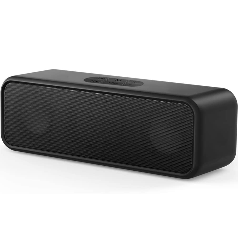Bocina Bluetooth Portátil,Altavoz Inalámbrico Bluetooth,Altavoz Bluetooth Portátil con Sonido Estéreo HD,Alcance de 10 m de Bluetooth,Bajo Rico,Sonido HIFI,3.5mm AUX/TF/USB,ideal para viajar,Compatible con iPhone, iPad, Android, Tablet