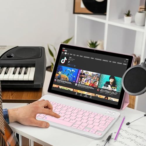 Tablet Android 13 con teclado 8GB de RAM+128 GB de ROM