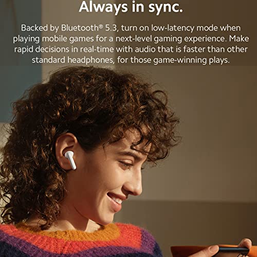 Xiaomi Redmi Buds 4 Lite TWS - Auriculares inalámbricos Bluetooth 5.3 de baja latencia con cancelación de ruido de llamada AI, IP54 impermeable, tiempo de reproducción de 20 horas, auriculares ligeros y cómodos, color blanco