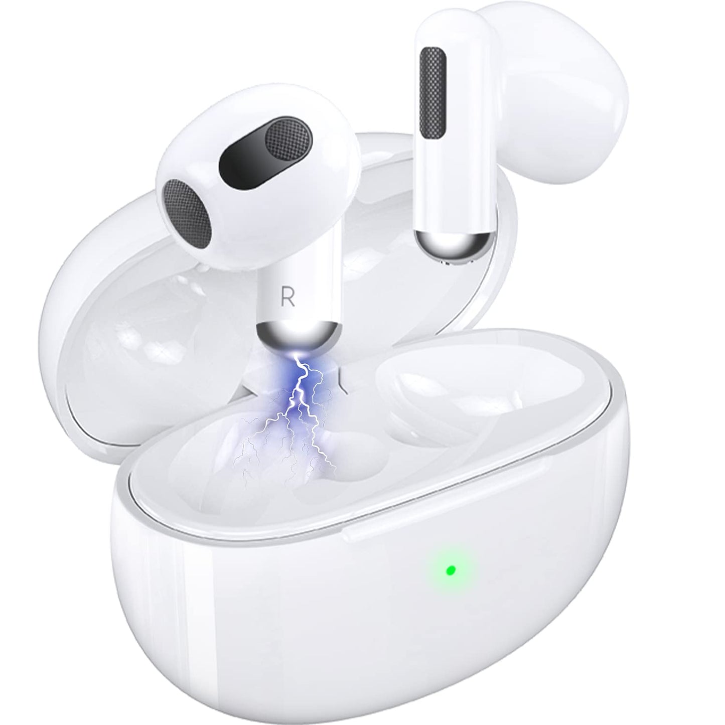 Audífonos Inalámbricos Bluetooth 5.2, Audífonos Bluetooth, Reducción de ruido ENC ,Calidad de sonido HIFI,IPX6 ,Batería con duración de hasta 6 Horas