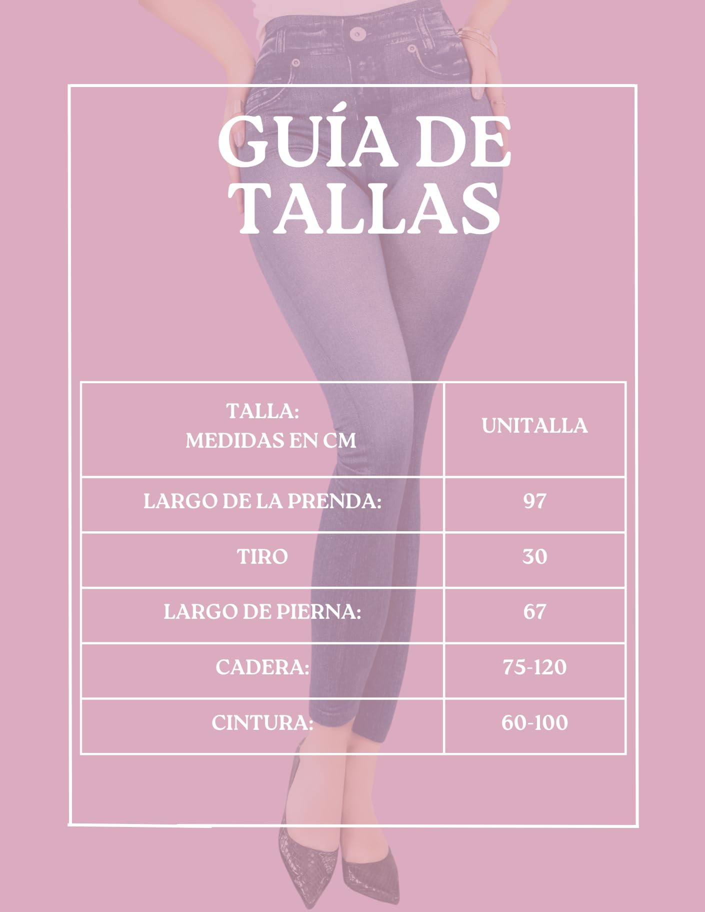 Pack de 2 Leggins Mujer Mezclilla Faja Alta Estilo Pantalón Mezclilla Calidad Premium Jegging Tiro Alto, Mallon Licra Cómodos Elásticos