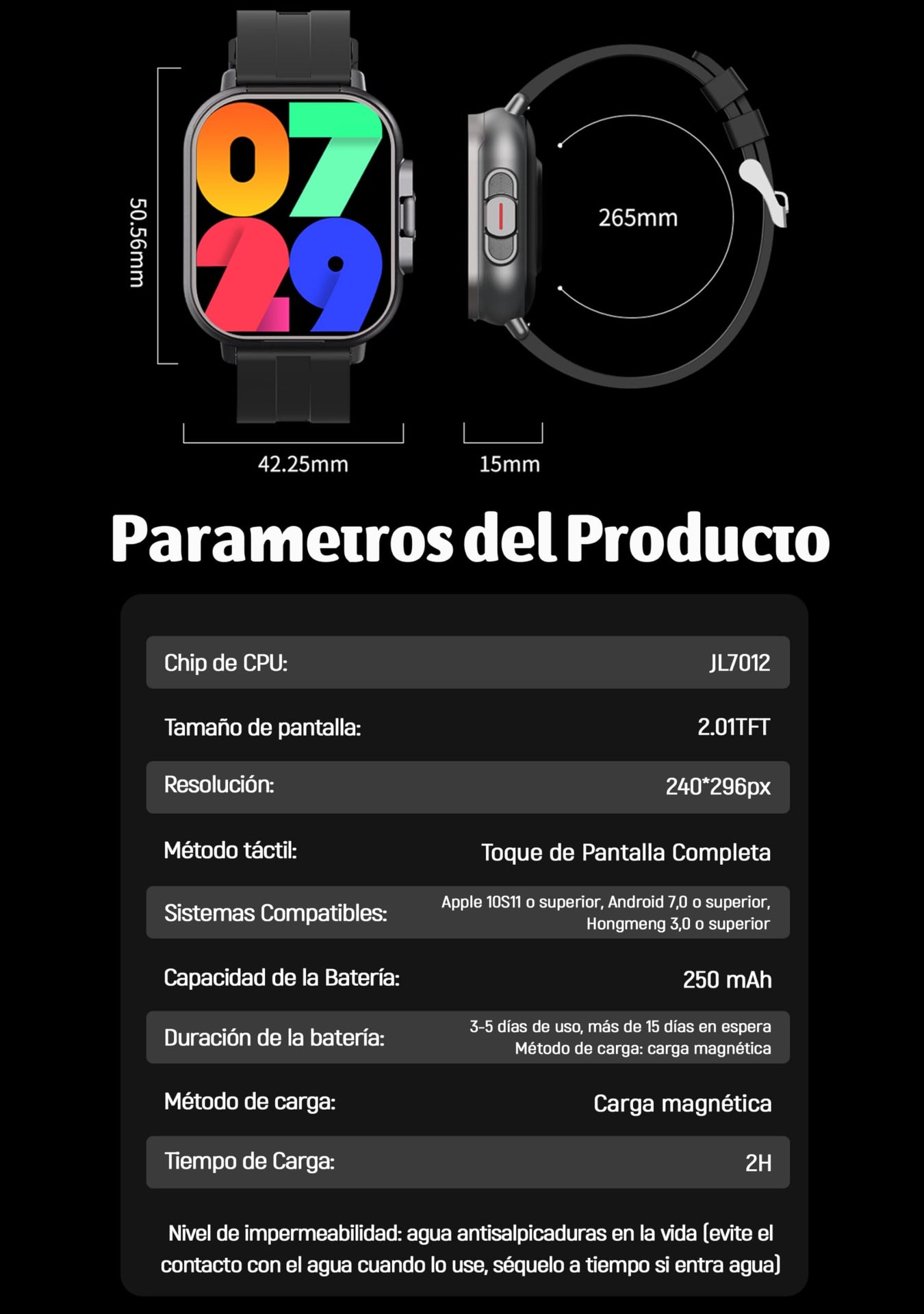 Smartwatch 2 EN 1 Reloj Inteligente con Auriculares, Reloj Inteligente Smartwatch, Monitor Pulser, Pantalla Táctil Completa Impermeable IP68, con Pulsómetro, Sueño, GPS (Correa de metal).