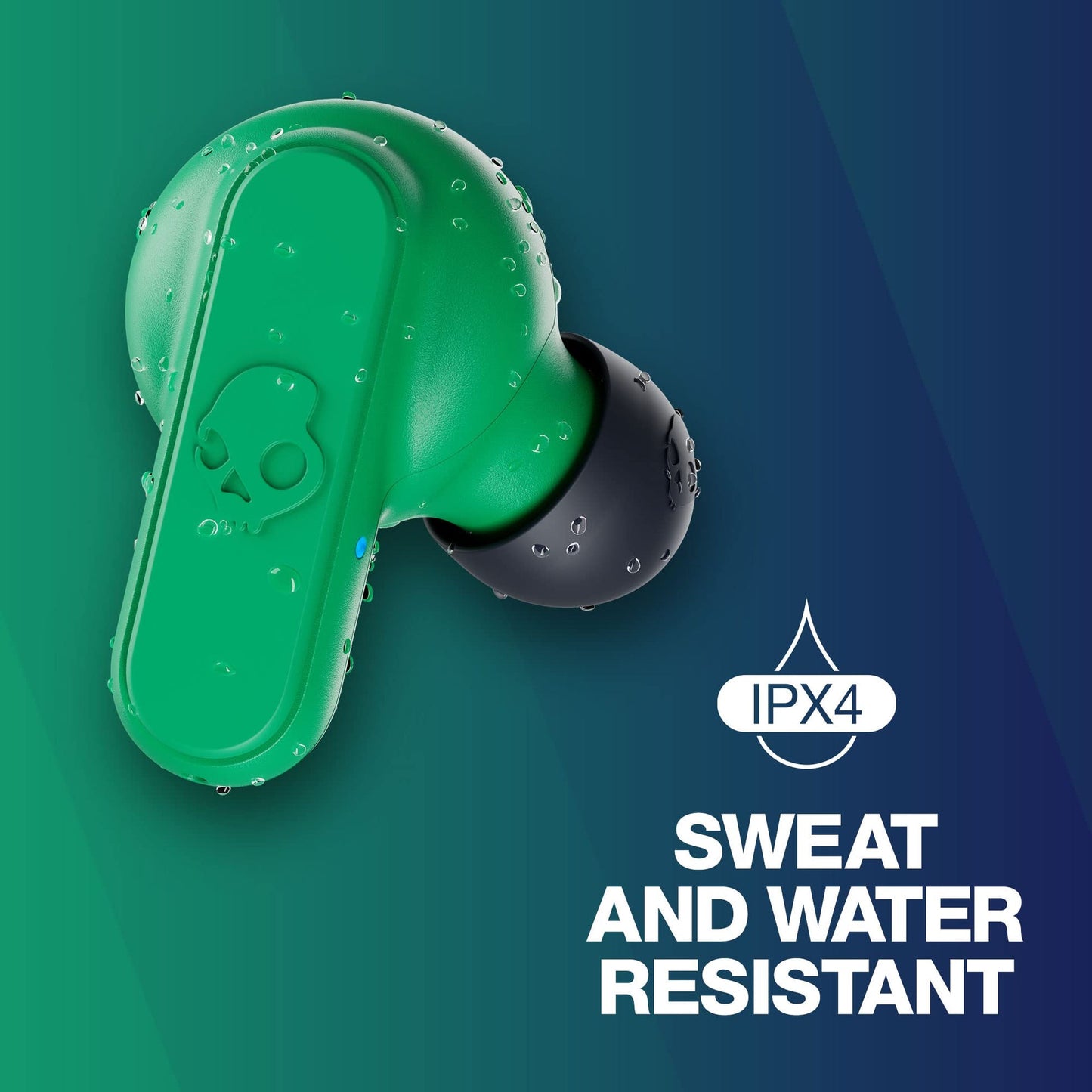 Auriculares Inalámbricos Bluetooth Skullcandy Dime 2, 12 h de Autonomía, Micrófono. Color: Verde.