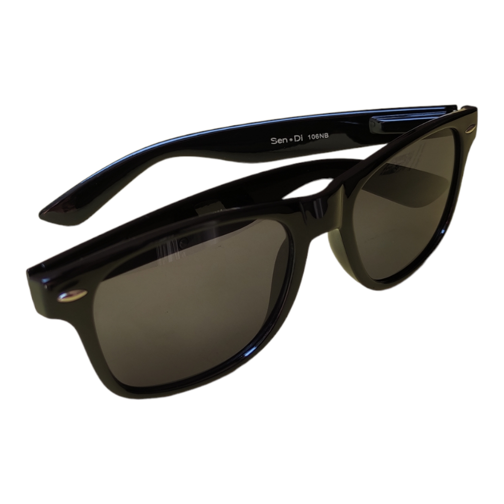 Lentes de sol, negras para hombre y mujeres