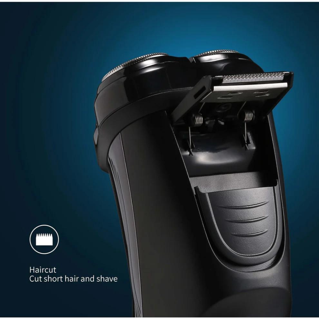 Afeitadora eléctrica Bomidi M5, inalámbrica. Barba y pelo húmedo y seco. Recargable. Resistente al agua.