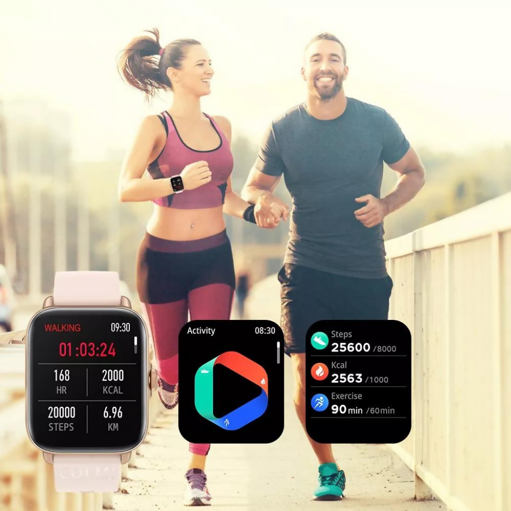 Smartwatch Colmi P28plus. Notifica llamadas. DORADO