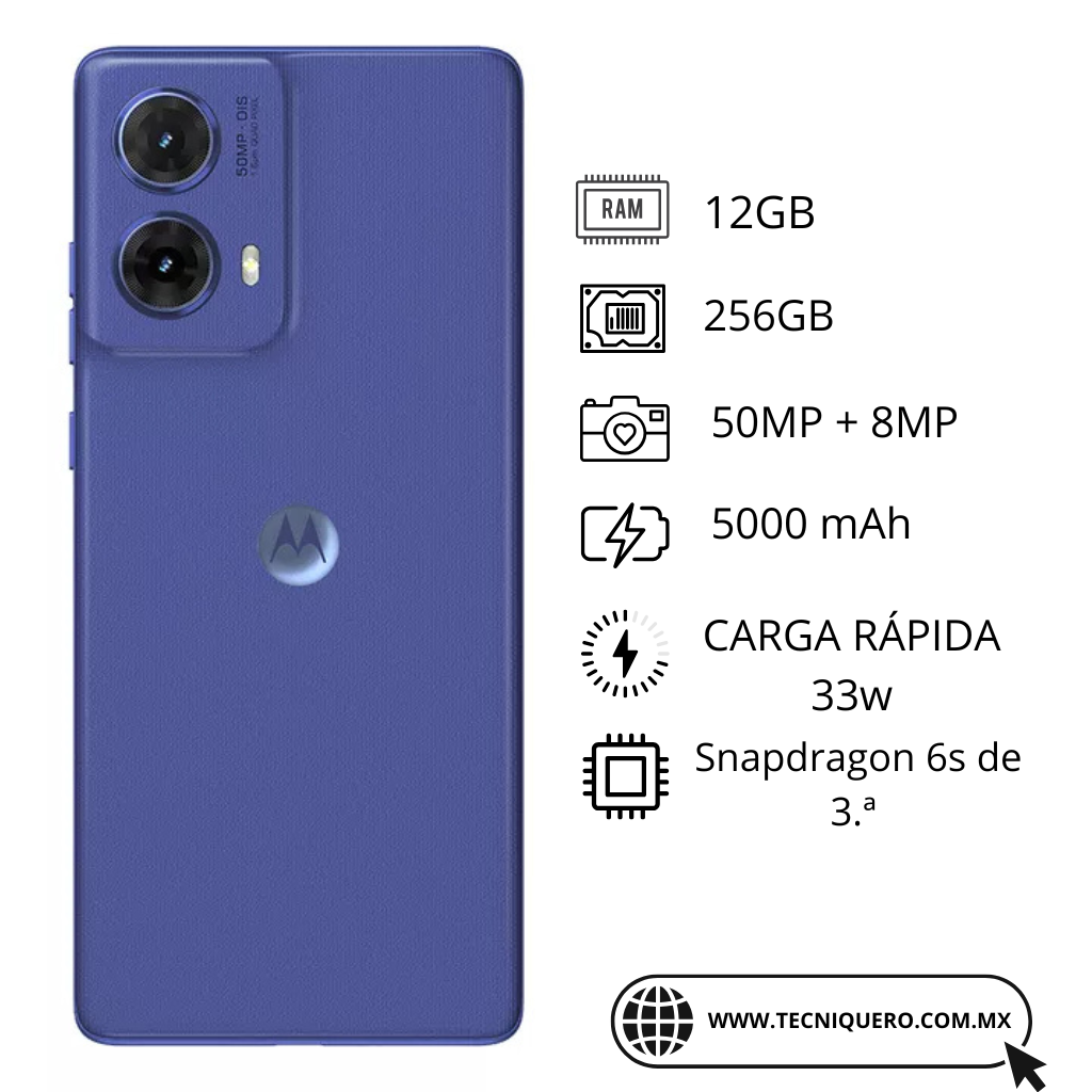 Motorola Moto G85 12GB RAM 256GB, 50MP OIS, 5000mAh Carga rápida, Dual SIM
