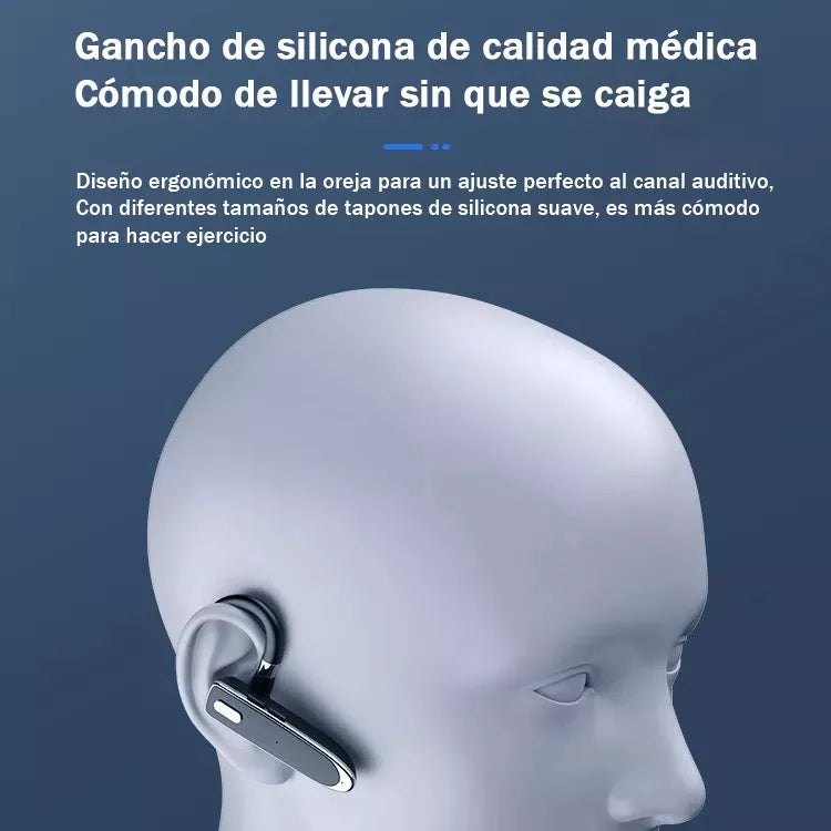 Auricular Gamer In-ear Inalámbrico con Luz LED, Cancelación de Ruido y Bluetooth 5.1
