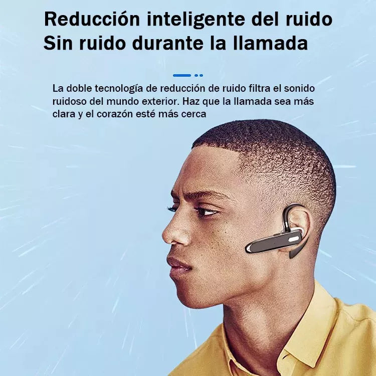 Auricular Gamer In-ear Inalámbrico con Luz LED, Cancelación de Ruido y Bluetooth 5.1