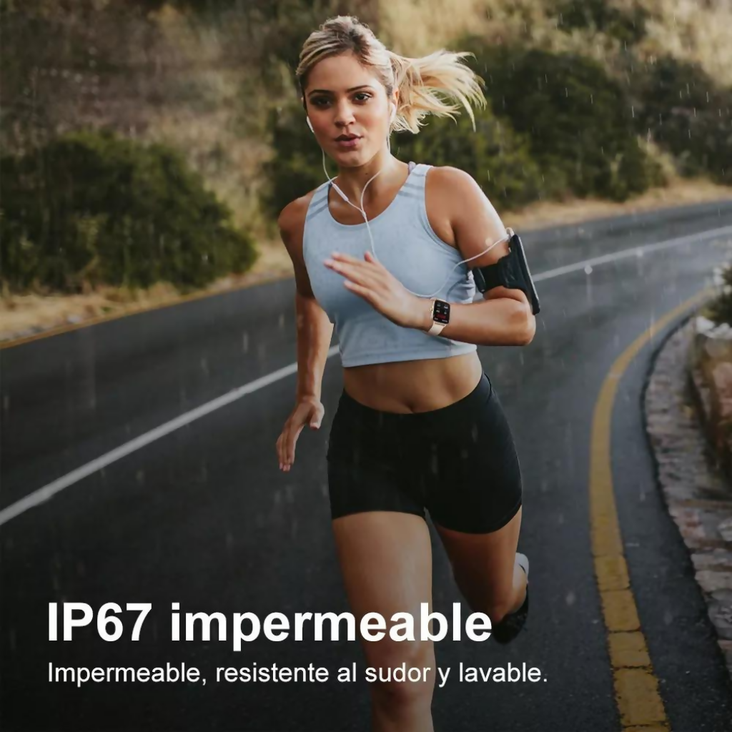 Smartwatch Colmi P28plus. Notifica llamadas. DORADO