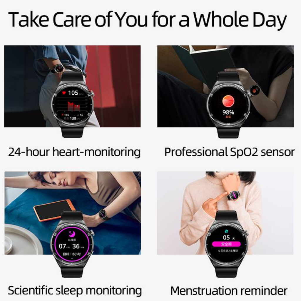 Smartwatch Watch Gt2 QCY, diseño premium, larga duración batería.Contesta llamadas en tu muñeca.
