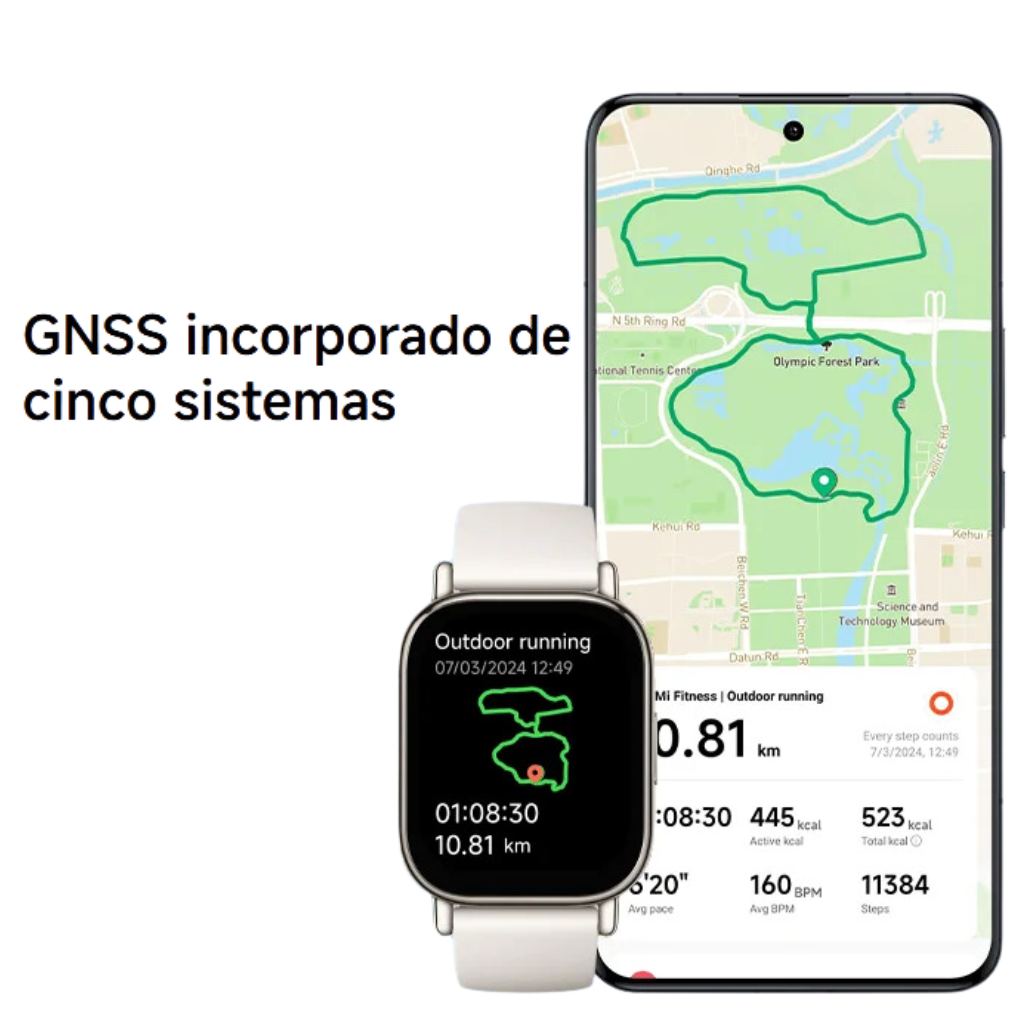 Redmi Watch 5Lite Dorado con Audífonos Diadema Filwans HZero