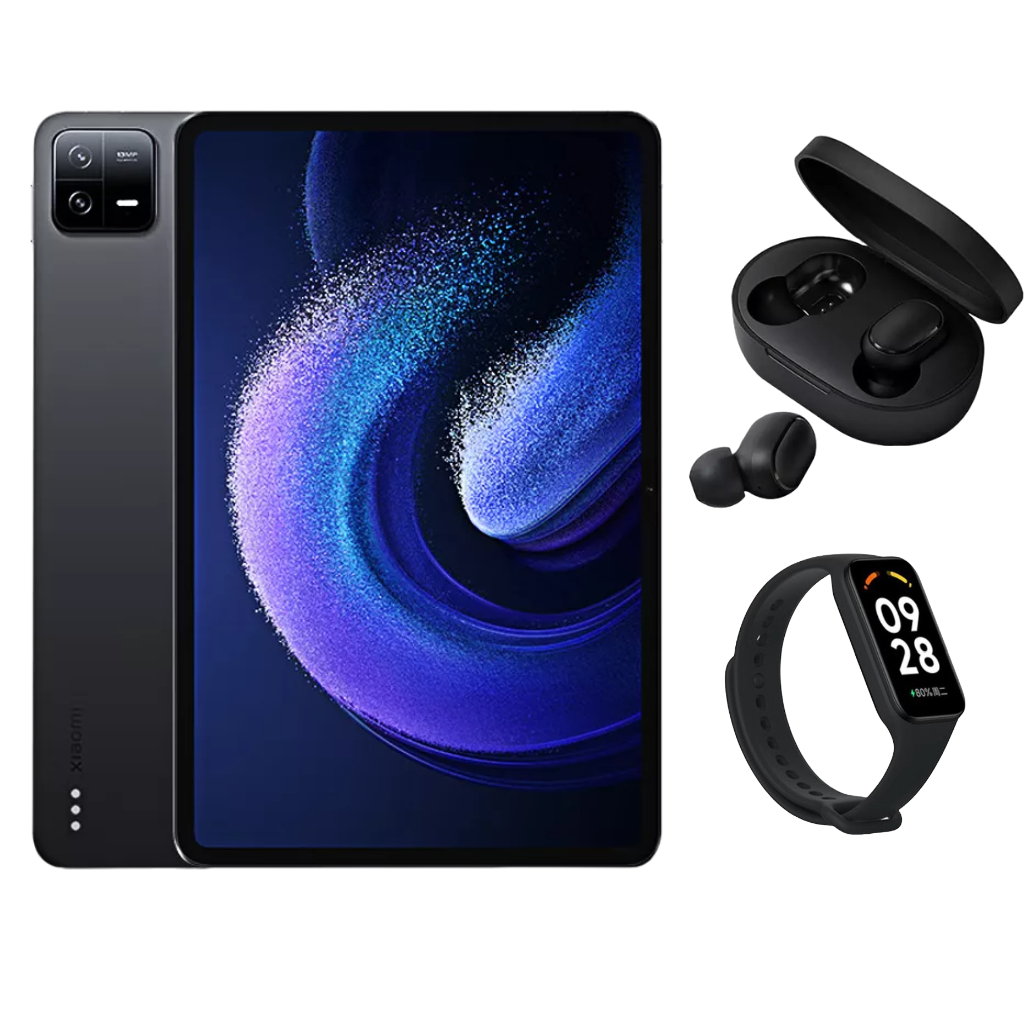 Tablet Xiaomi Pad 6 256GB 8GB RAM +Redmi band 2+ Redmi buds essential.Negro