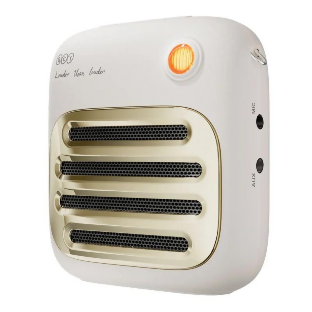 Bocina QCY Bluetooth con Diadema Amplifica Voz, Música, Batería hasta 28 Horas.