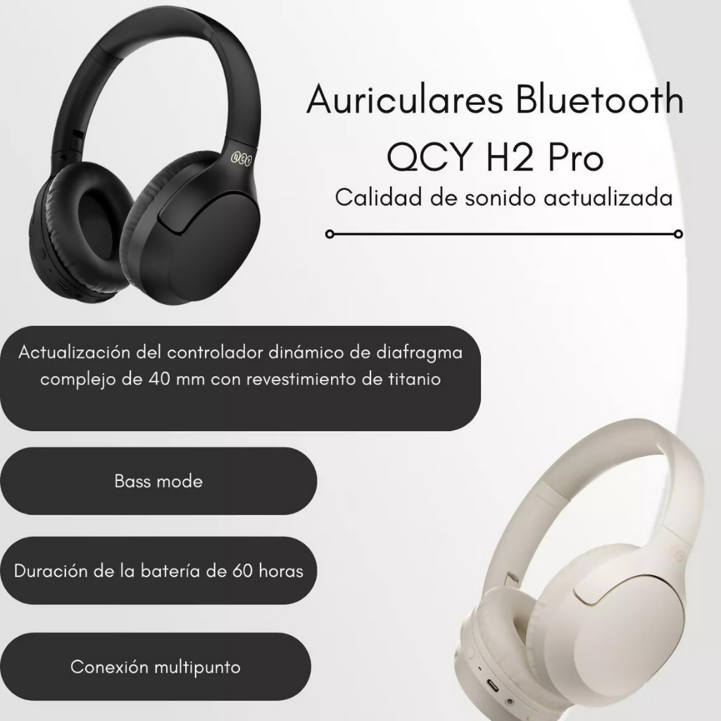 Combo de Smartwatch Filwans GTS mini +QCY Audífonos diadema H2 pro