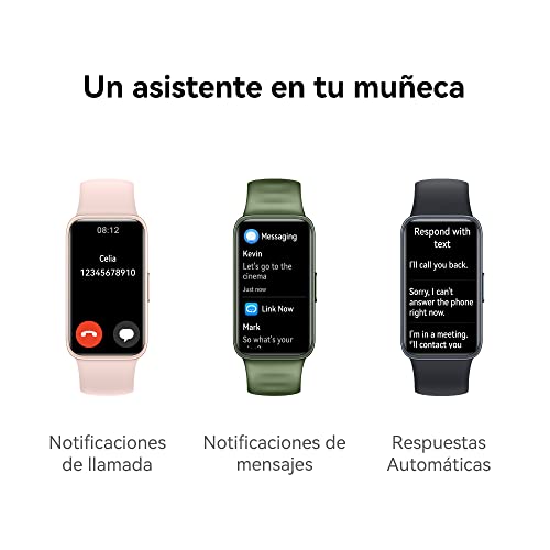 HUAWEI Band 8 , smartwatch Larga Duración de 2 semanas, SMS/Whatsapp de Respuesta rápida, Banda Inteligente.