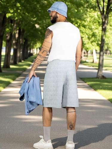 Short Hombre Casual Cintura Ajustable Detalles Texturizados Diseño Moderno