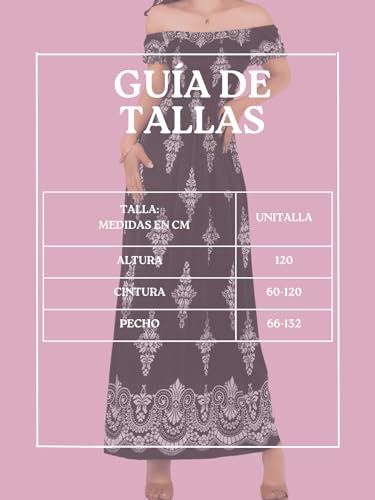 Set de 2 Vestido Maxi Casual Mujer Largo Cómodo Estilo Boho