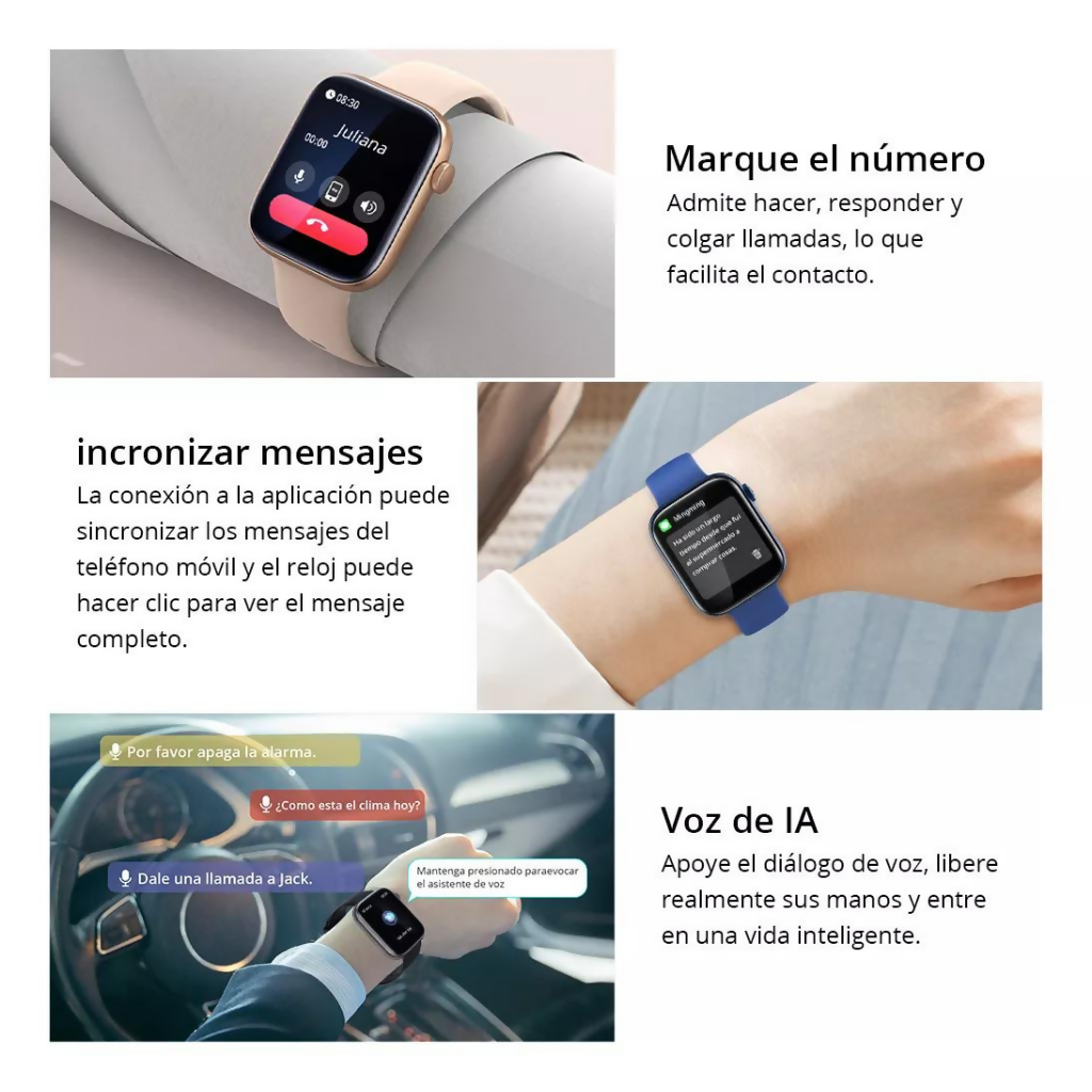 Smartwach Colmi P45 - Pantalla de reloj inteligente 1.81, color negro, Bluetooth, Deportes