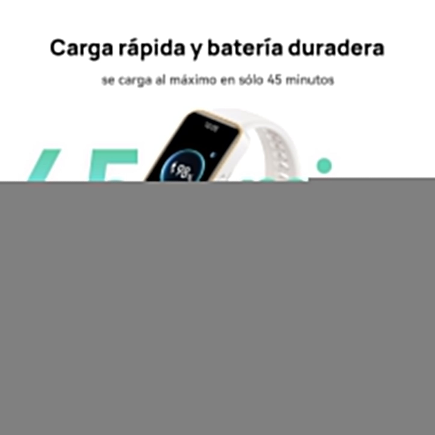 HUAWEI Band 9, Monitoreo de salud, Carga rápida, Batería hasta por dos semanas. blanco