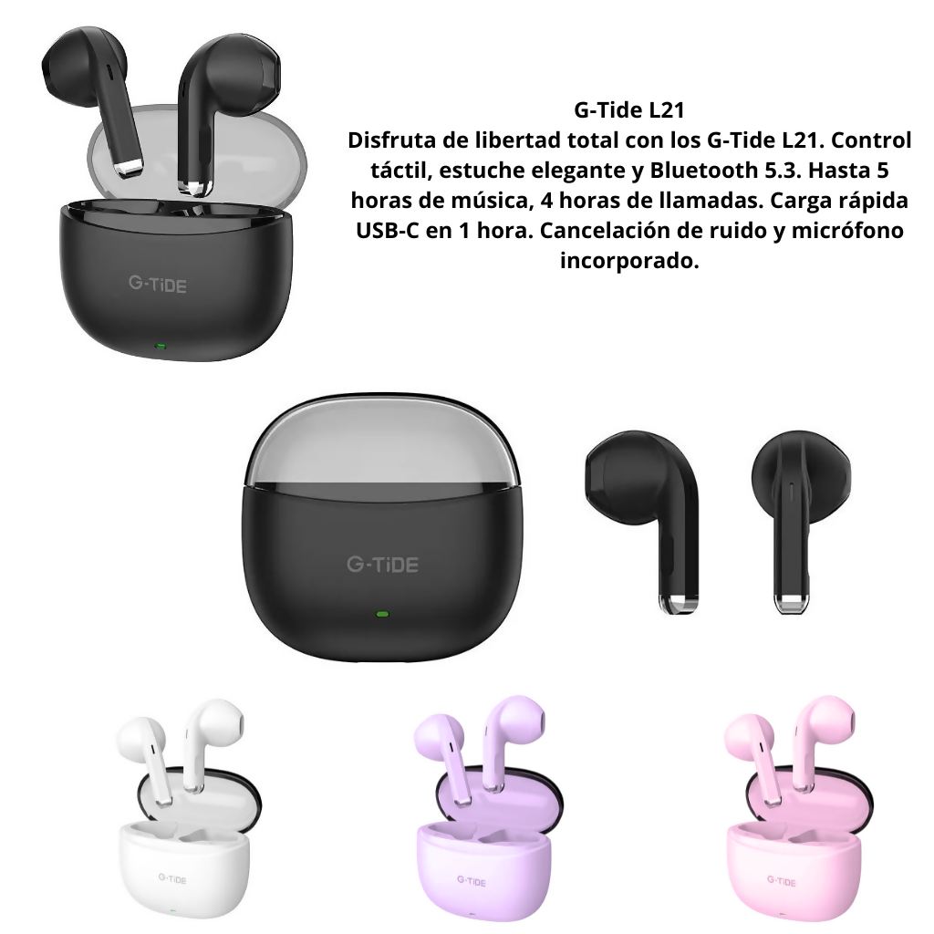 Smartwatch Xiaomi Redmi Watch 5 Active con audífonos G-Tide L21