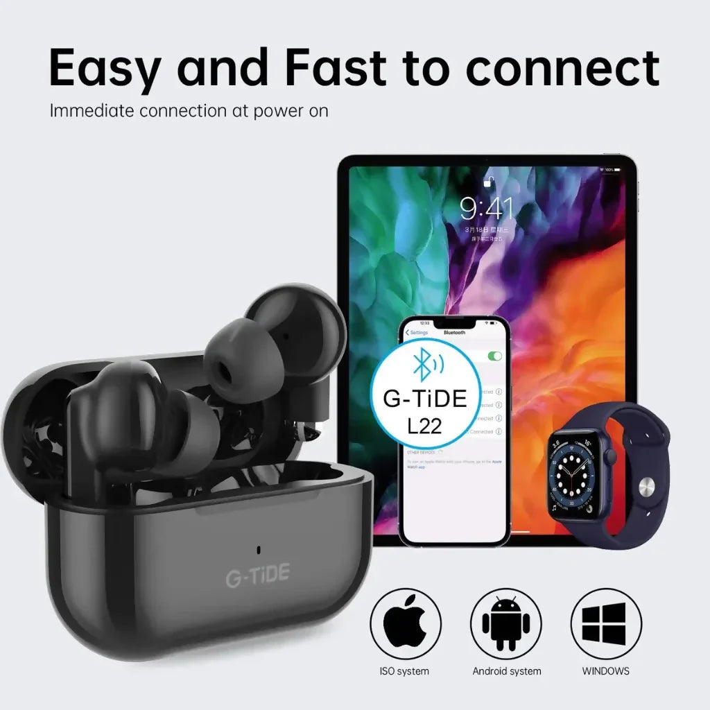 D_NQ_NP_2X_606621-MLM88030287418_072025-F-smartwatch-filwans-gtr-lite-plata-audifonos-g-tide-l22-negro