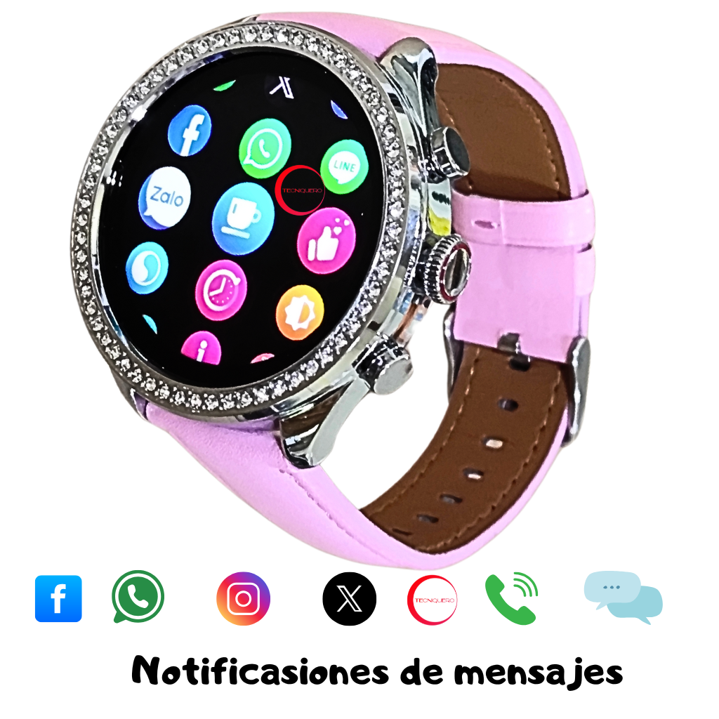 Cubot A10 Dual SIM 128GB 4GB RAM con Smartwatch llamadas y audífonos LILA.