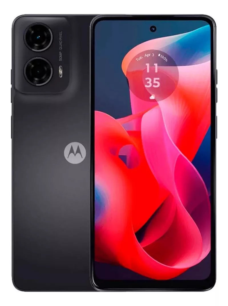 Teléfono Moto G24 Smartphone Con Smartwatch G-tide S5 Pro De Regalo