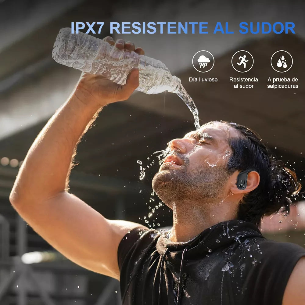Audífonos Bluetooth 5.3 con ENC, 80H de Batería e IPX7 para Deporte y Negocios