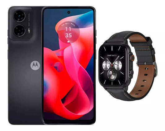 Teléfono Moto G24 Smartphone Con Smartwatch G-tide S5 Pro De Regalo