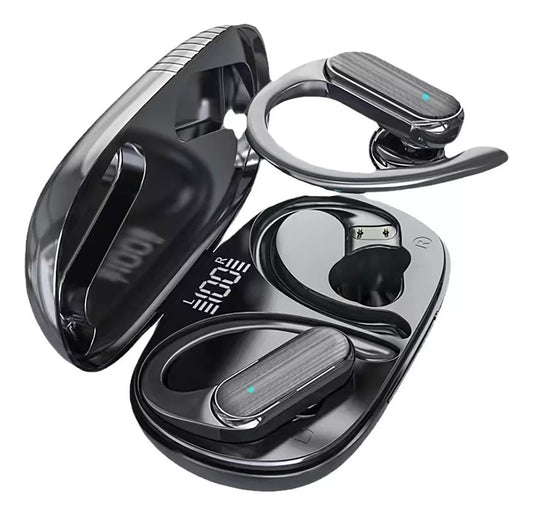 Audífonos Inalámbricos Bluetooth 5.3 Deportivos Con Gancho Anticaída, Sonido HD y Resistencia al Agua