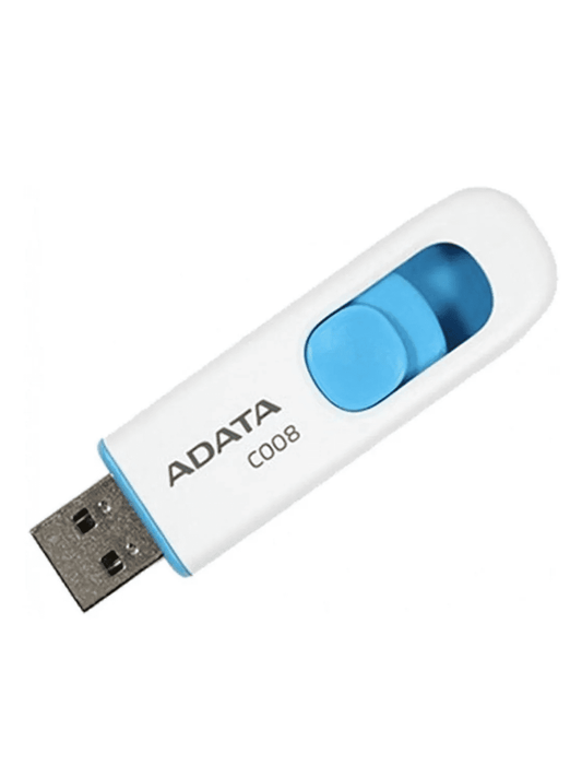 Memoria Usb Adata C008 16gb 2.0 Blanco/azul - Tecniquero