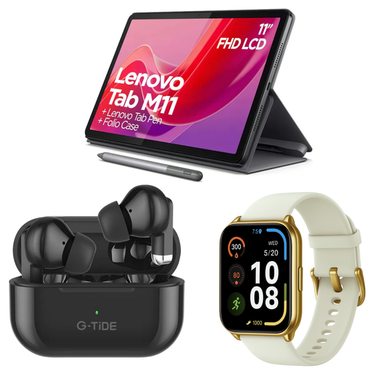 Lenovo Tab M11 Tablet 11″ 4GB RAM/128GB ROM + Filwans mini Dorada + G-Tide L22